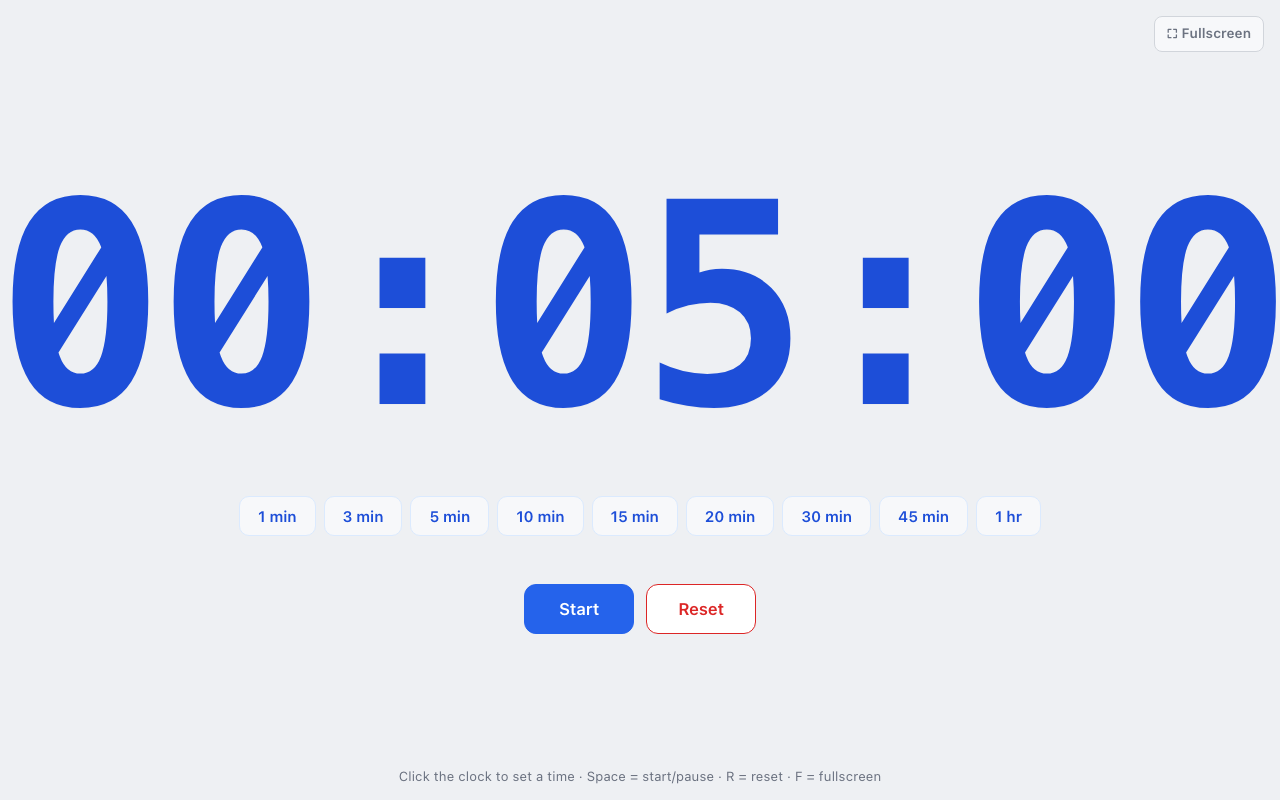 Class Timer