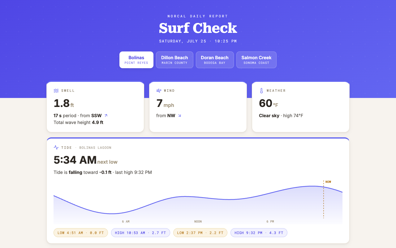 Surf Check